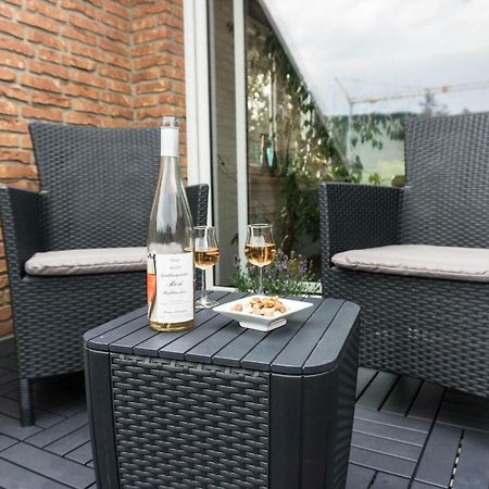 Moderne 70 Qm Wohnung Mit Grosser Dachterrasse Kinheim Bagian luar foto